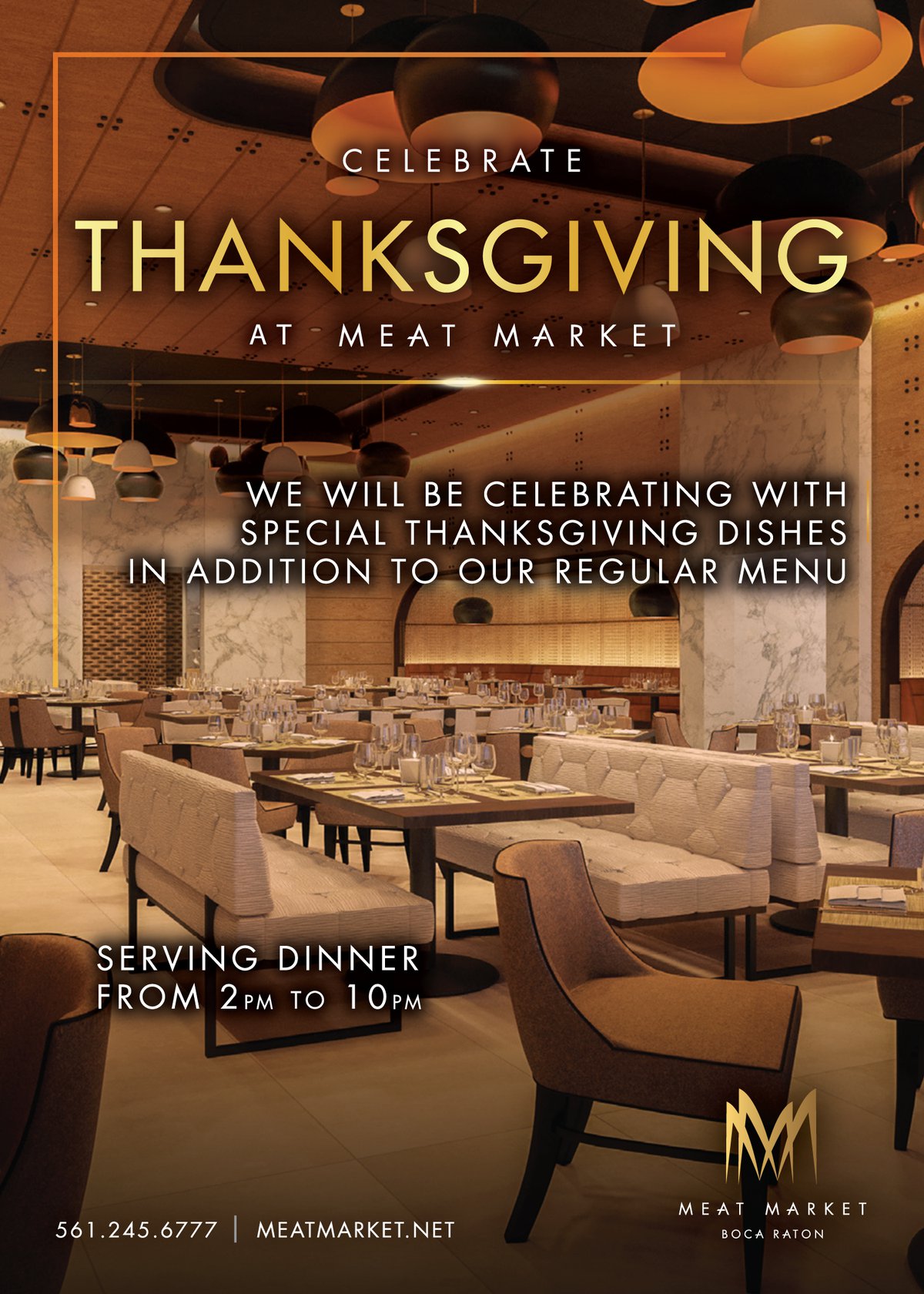 Thanksgiving at Meat Market Boca Raton